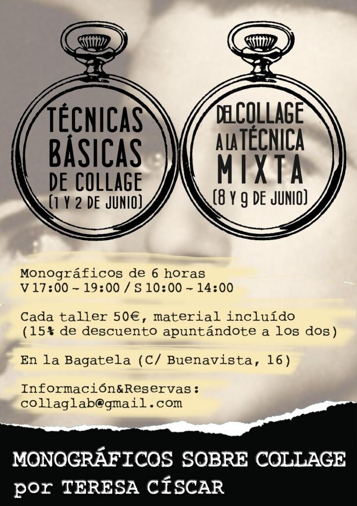 Monográficos sobre collage en La Bagatela en Junio