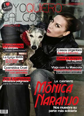 MONICA NARANJO y los GALGOS.
