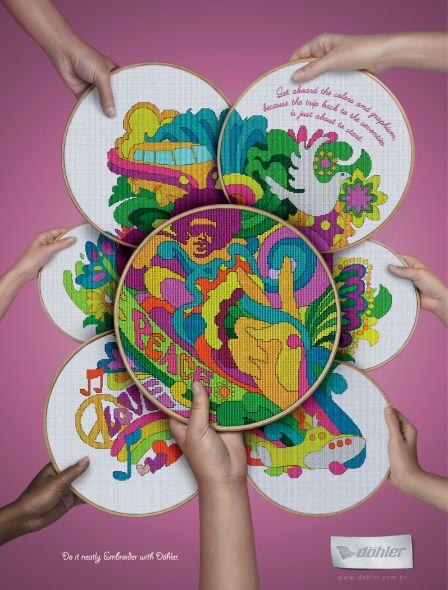 20 anuncios gráficos muy coloridos