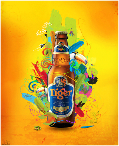 20 anuncios gráficos muy coloridos