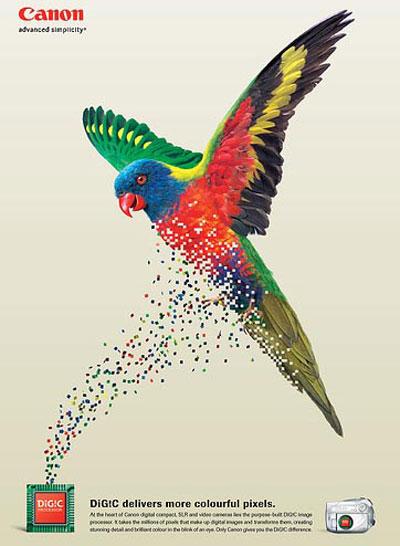 20 anuncios gráficos muy coloridos