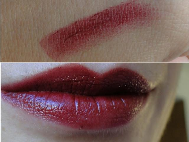 Bold lips en carmín.