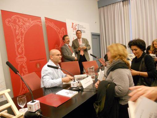 Fotos de la presentación de “Héroes, tumbas y libros perdidos”