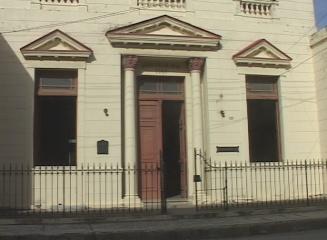 Cancelación postal en la Logía-12 de los Orfelos en Sagua la Grande