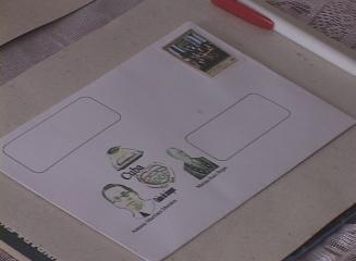 Cancelación postal en la Logía-12 de los Orfelos en Sagua la Grande