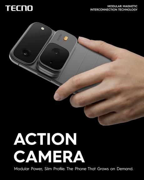 Descubre el smartphone modular concept que Tecno Mobile presentó en el MWC 2026. Descubre el smartphone modular concept que Tecno Mobile presentó en el MWC 2026.