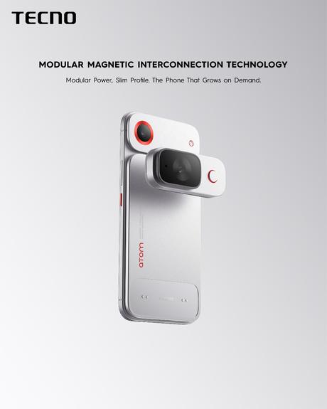Descubre el smartphone modular concept que Tecno Mobile presentó en el MWC 2026. Descubre el smartphone modular concept que Tecno Mobile presentó en el MWC 2026.