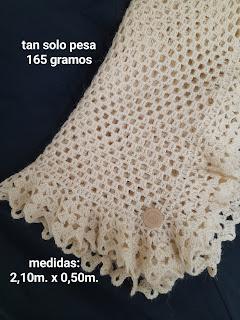 TENGO UN CHAL CON VOLANTE