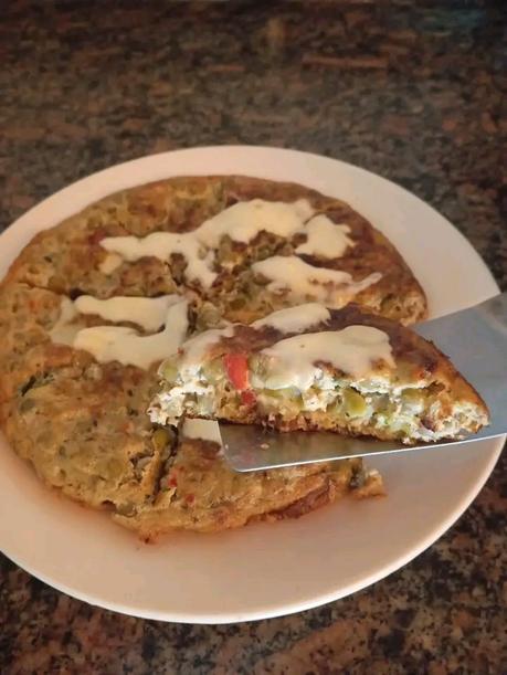 Crototortilla de arvejas