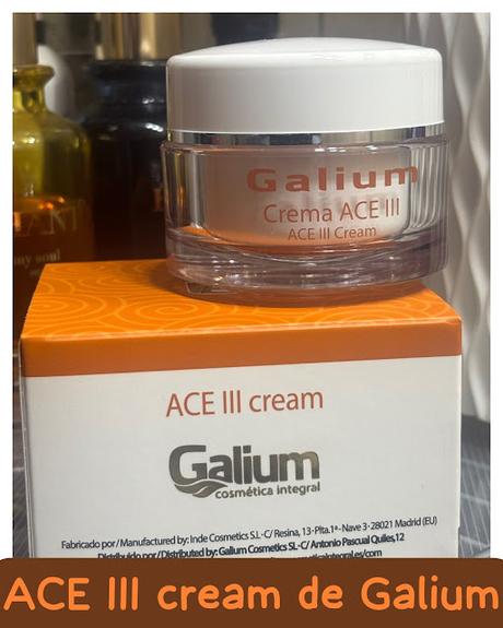 ACE III Cream Galium Cosmetics ACE III Cream Galium Cosmetics