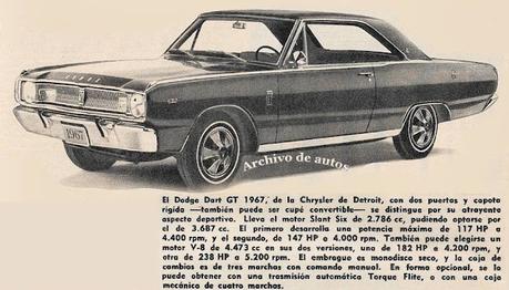 La gama de modelos para 1967 de Chrysler Corporation
