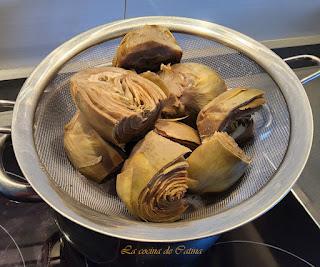 Alcachofas en cazuela