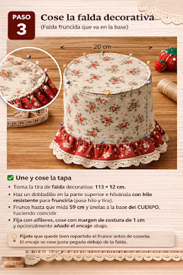💥🐔Funda de licuadora moldes y tutorial para hacerlo fácilmente ❤️