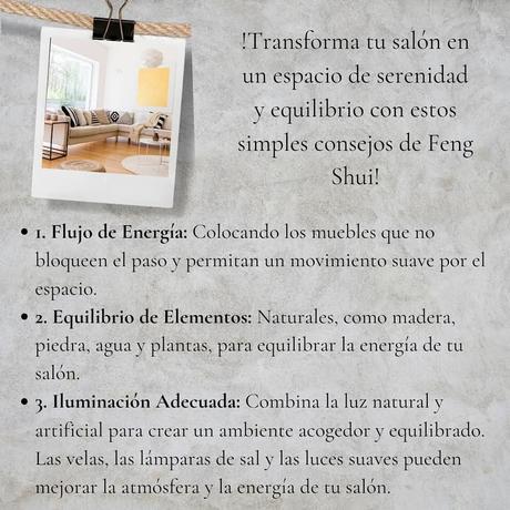 Feng Shui para cada estancia 💕