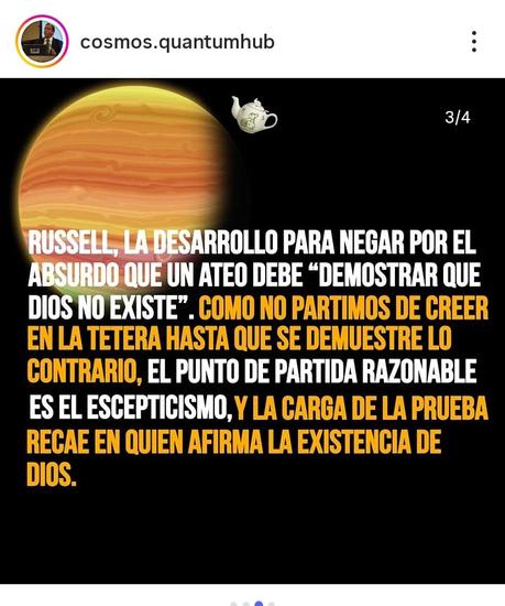 DIOS Y LA TETERA DE RUSSELL DIOS Y LA TETERA DE RUSSELL