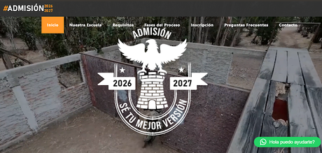Se comparte invitación para postular al proceso de admisión a la Escuela Militar del Ejército de Chile.