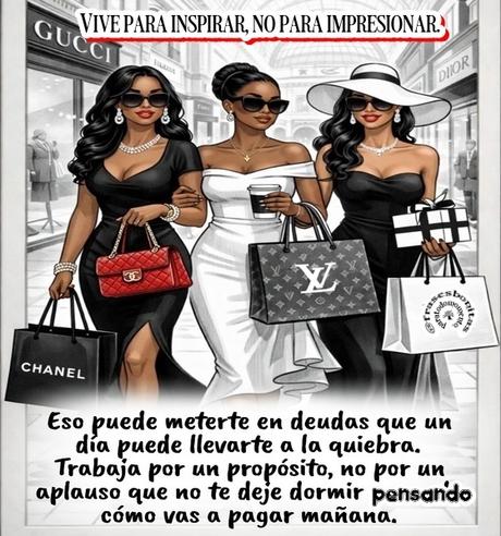 Vive para inspirar, no para impresionar. Eso puede meterte en deudas que un día puede llevarte a la quiebra. Trabaja por un propósito, no por un aplauso que no te deje dormir pensando cómo vas a pagar mañana. Live to inspire, not to impress. That can land you in debt that may one day lead to bankruptcy. Work for a purpose, not for applause that keeps you awake at night wondering how you will pay the bills tomorrow.