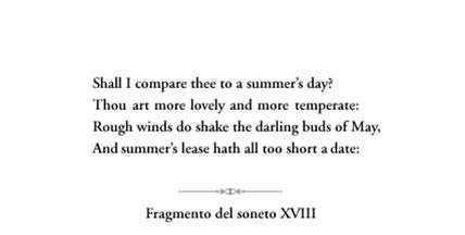 Soneto XVIII, de Shakespeare