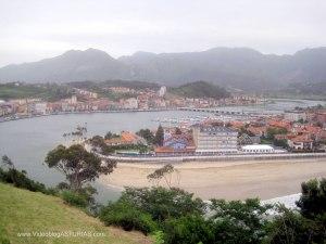 Playa de Santa Marina en Ribadesella: Vistas desde Ermita La Guía