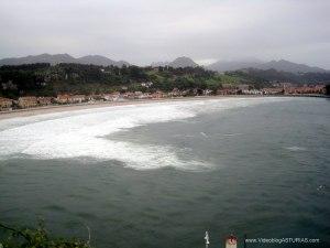 Playa de Santa Marina en Ribadesella: Amplitud de la playa