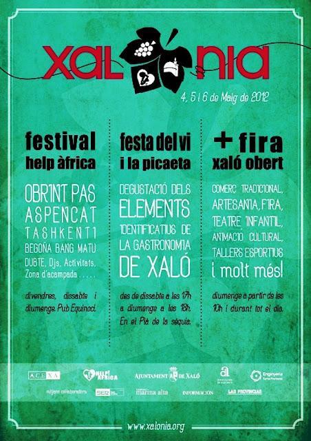 Xaló. Festival, Festa i Fira Xalonia 2012