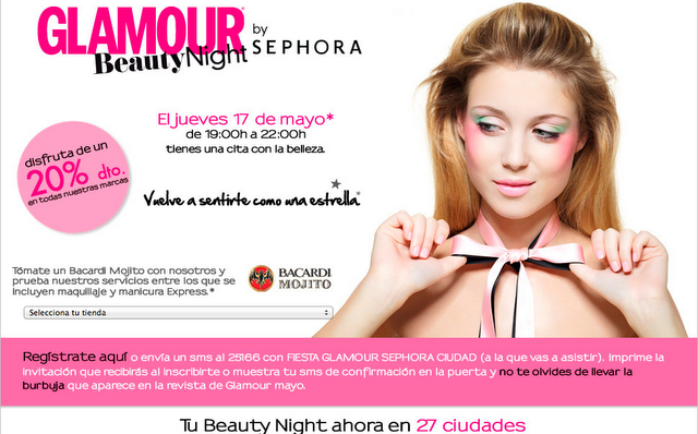 GLAMOUR Beauty Night by SEPHORA