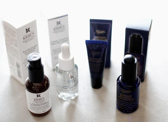 Fashion blogger tryes beauty products from Kiehl's