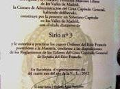 Constituido Soberano Capítulo “Sirio” Rito Francés