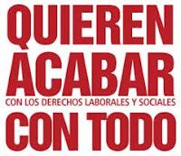 Y con la que estaba callendo, salimos a la calle porque nos tratan de imponer un nuevo modelo de democracia y de sociedad.
