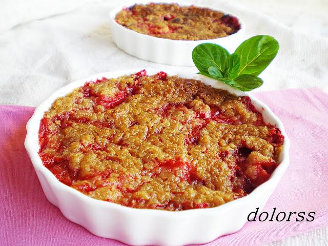 Fresas horneadas crujientes