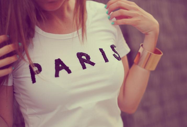 Paris on my t-shirt
