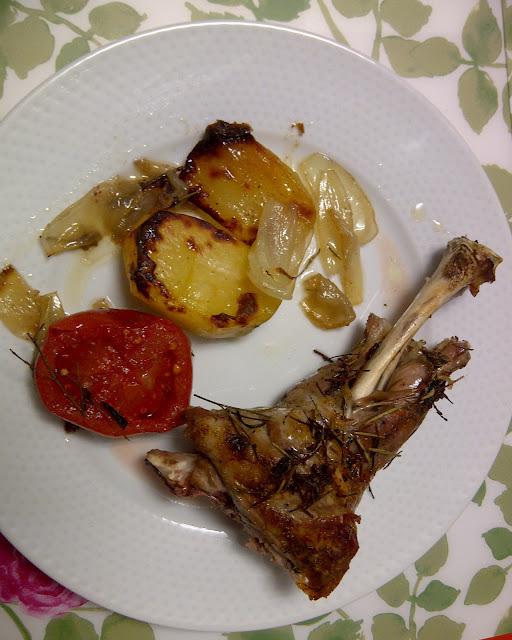 Espaldita de cordero al horno