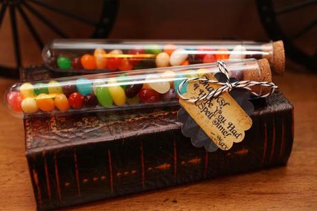 botes de caramelos de colores de harry Potter 