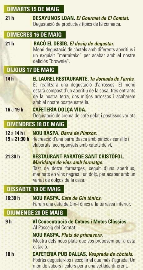 Cocentaina. VII Jornadas Gastronómicas Fira de Totos Sants 2012