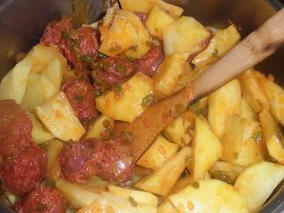 Patatas a la riojana Patatas a la riojana