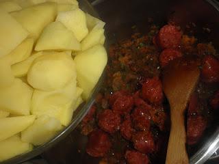 Patatas a la riojana Patatas a la riojana