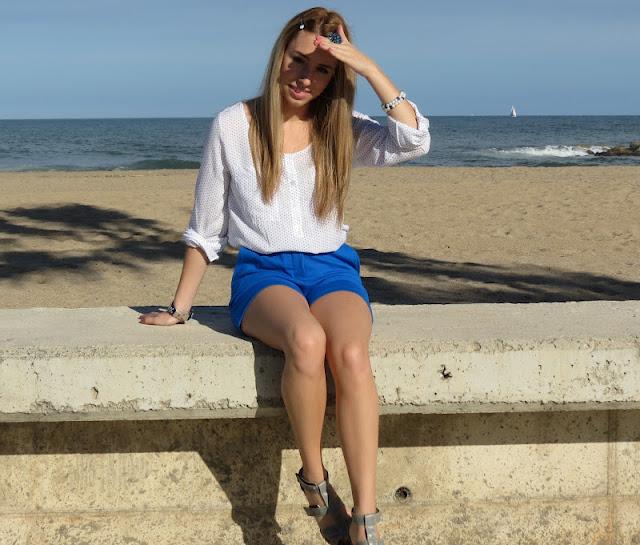 Blue shorts, blue sky