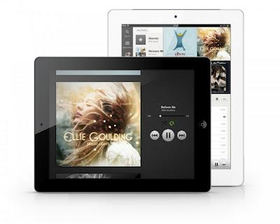 Diponoble Spotify para iPad