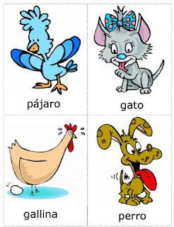 Tarjetas de Animales