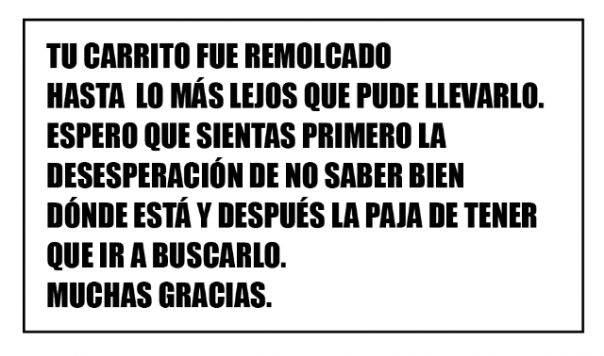 Lo que le haríamos al tipo que maneja la grúa