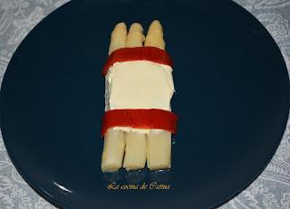 Espárragos con bandera