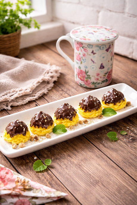 Profiteroles sin gluten Profiteroles sin gluten