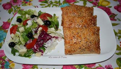 Envoltines de jamón y queso