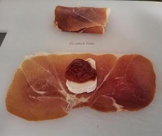 Envoltines de jamón y queso