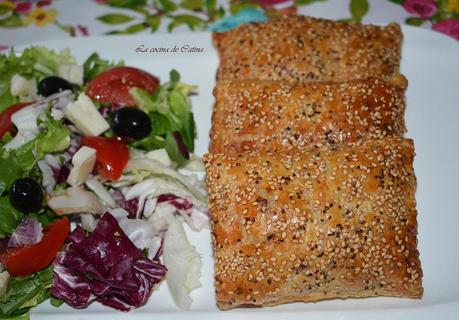 Envoltines de jamón y queso