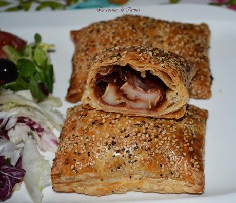 Envoltines de jamón y queso