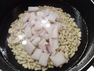 CAZUELA DE FABES VERDINAS CON JIBIA