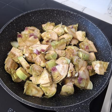 Tortilla de alcachofas