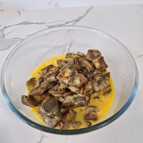 Tortilla de alcachofas