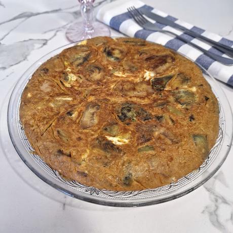 Tortilla de alcachofas